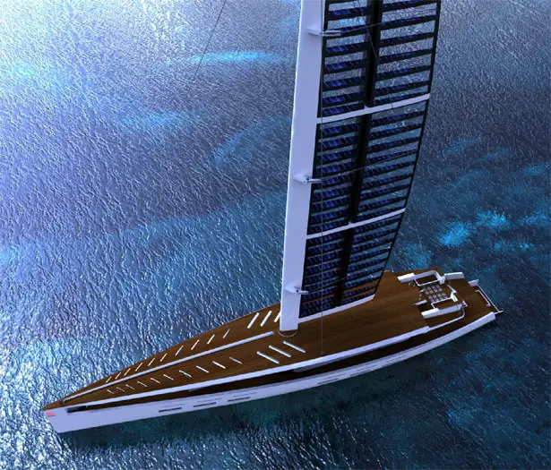 Kira Hybrid Sailing Yacht by Sebastian Campos
