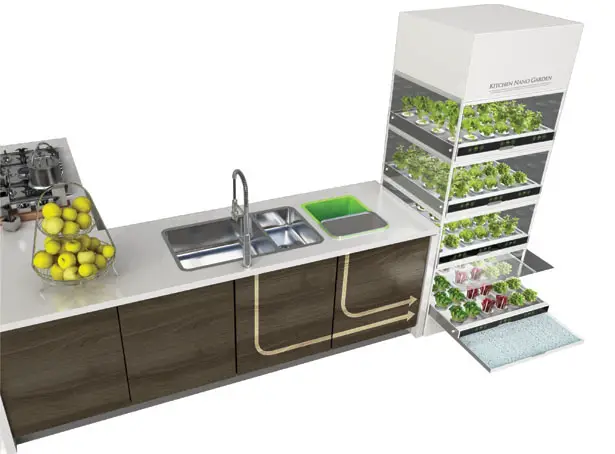 Kitchen Nano Garden Serves Excellent Way To Grow Your Own Vegetables ...