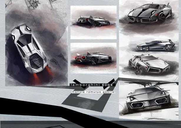 Lamborghini Edge Car Concept by Manole Romulus Gabriel