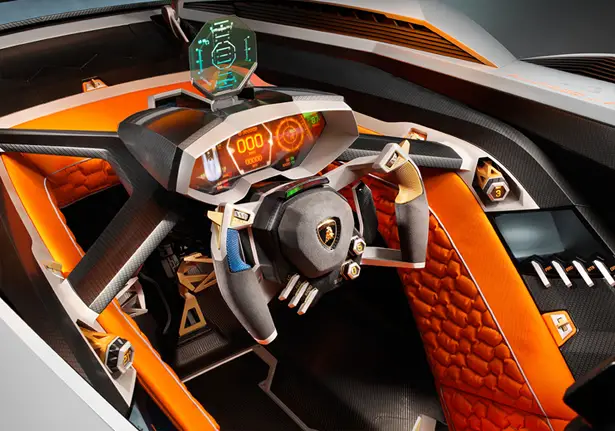 Lamborghini Egoista Concept Car HOMAGE FOR LAMBORGHINI'S 50TH ANNIVERSARY