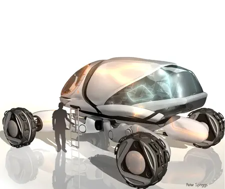 landstorm futuristic vehicle