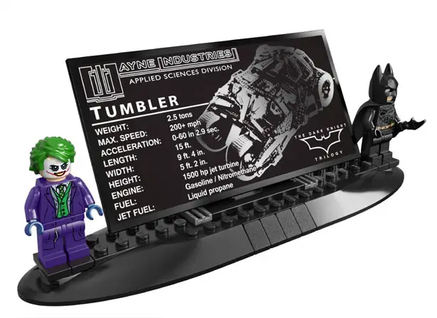 Lego Batman Tumbler Comes with Batman and Joker Minifigures | Tuvie