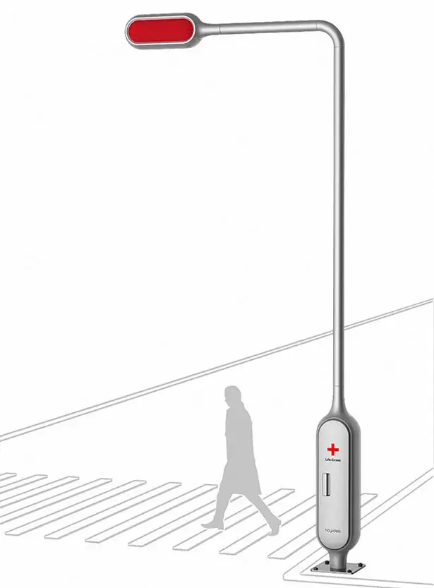 LifeCross Traffic Light Pole