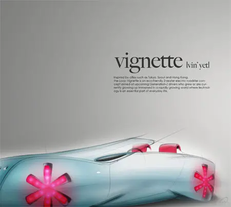 loop vignette electric roadster concept