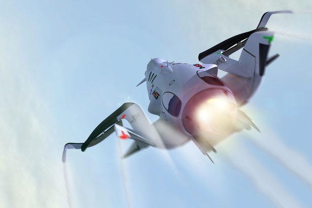 M2G 'White Bat' Space Business Craft by Oscar Viñals