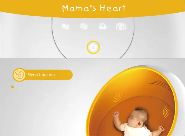 Mama's Heart Baby Cot Concept by Chen Liming