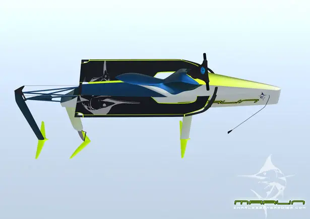 Marlin Electric Personal Hydrofoil by Niklas Wejedal