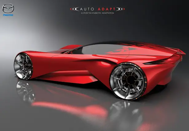 Futuristic Mazda Auto Adapt Concept Car