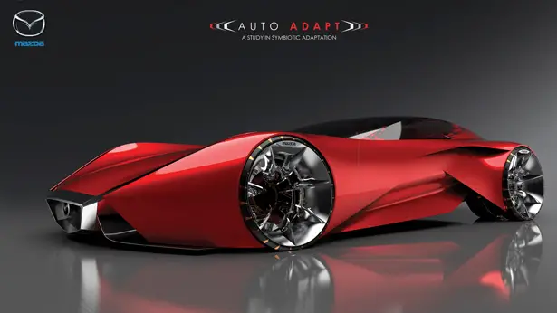 Futuristic Mazda Auto Adapt Concept Car