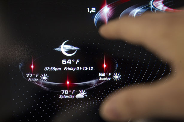 Mercedes Benz Futuristic Dice Dashboard Concept