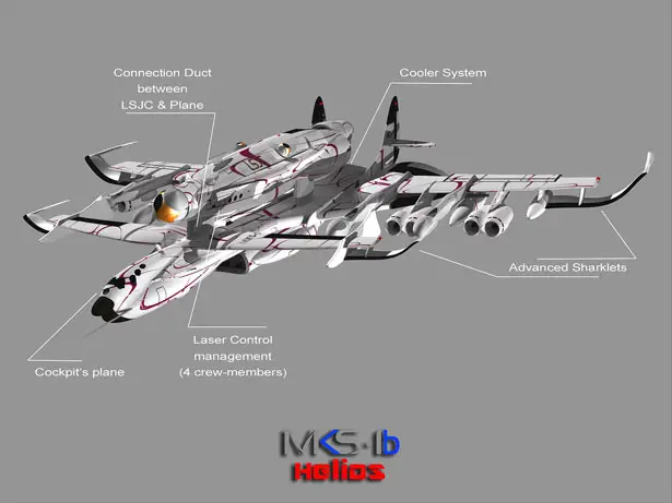 MKS-1B LSJC Space Debris cleaner Concept by Oscar Viñals