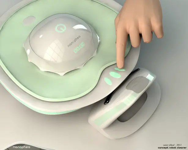 Nanophea Robot Vacuum Cleaner Concept by Zaier Jihed