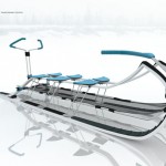 Nerpa Transformable Dog Sledge for North Russia Environment