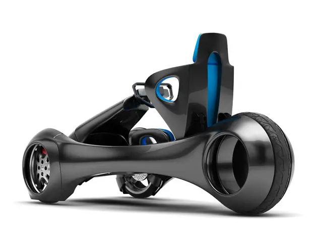 nThree Electric Vehicle by Hussain Almossawi and Marin Myftiu