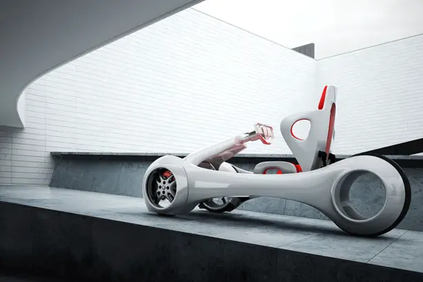 nThree Electric Vehicle by Hussain Almossawi and Marin Myftiu