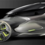 Paraton-e Futuristic Vehicle Blurs The Line Between a Car and a Motorcycle