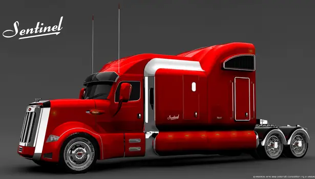 Peterbilt Sentinel Truck Design by Vasilatos Ianis