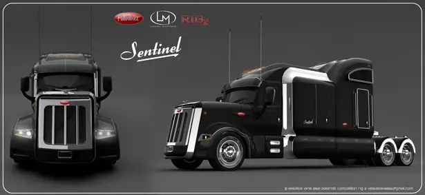 Peterbilt Sentinel Truck Design by Vasilatos Ianis