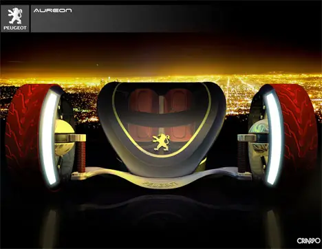 peugeot aureon futuristic car