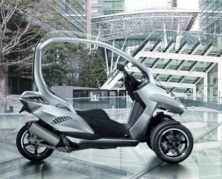 peugeot HYmotion3 scooter concept