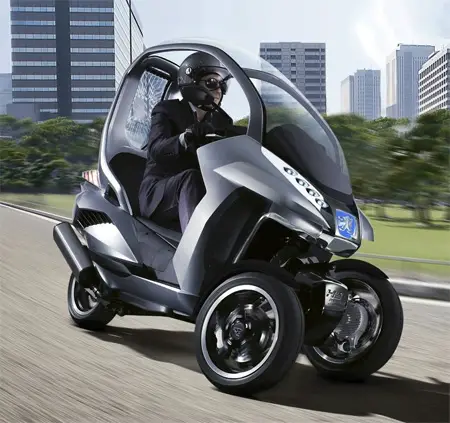 peugeot HYmotion3 scooter concept