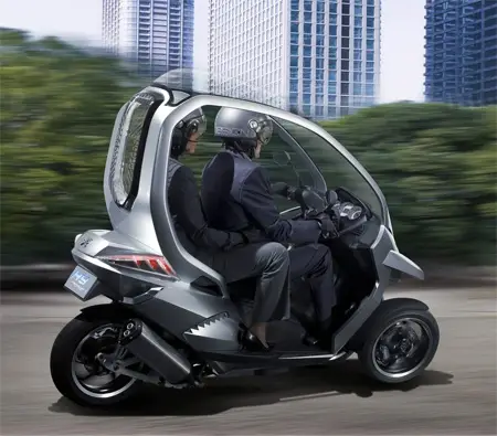 peugeot HYmotion3 scooter concept