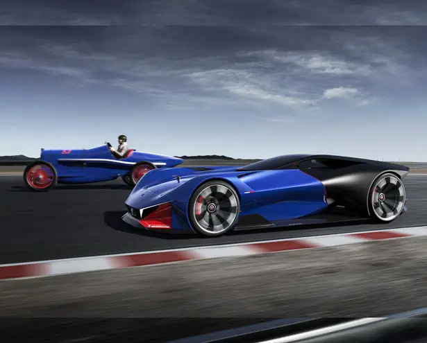 Peugeot L500 R Hybrid Futuristic Concept Car