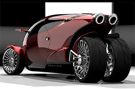 Sport Cars on Proxima Concept   A Merge Between A Car And A Motorbike   Tuvie