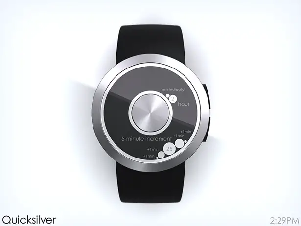 Quicksilver LCD Watch by Samuel Jerichow