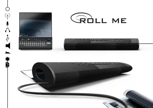 Roll Me Green Personal Computer for Mobile Use