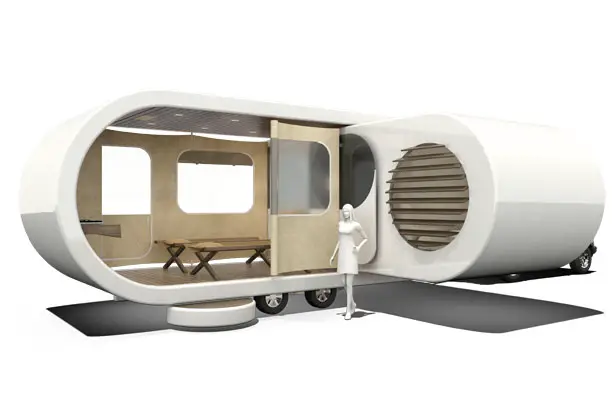 Romotow mobile living unit that provides you space like no other tuvie Mobile living