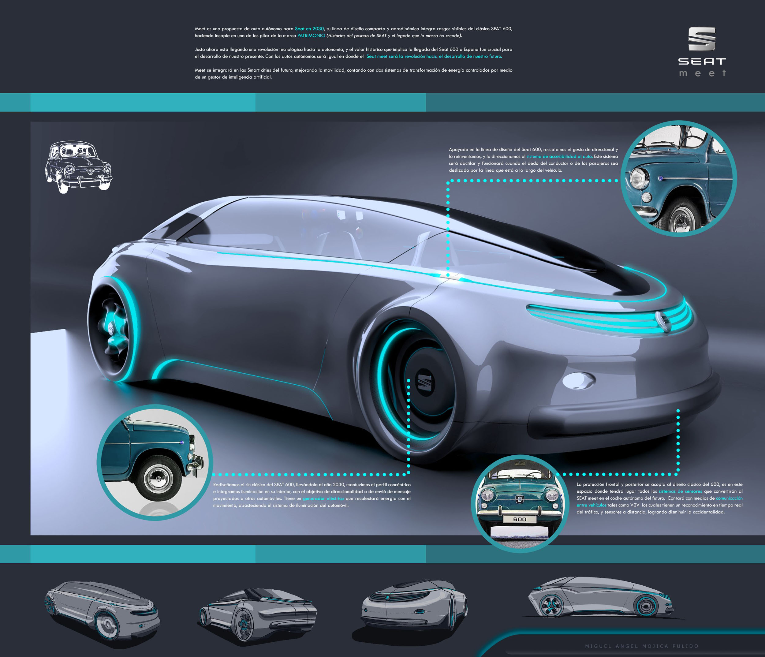 Seat Meet Autonomous Car Concept Proposal For The Year Of 2030 Tuvie