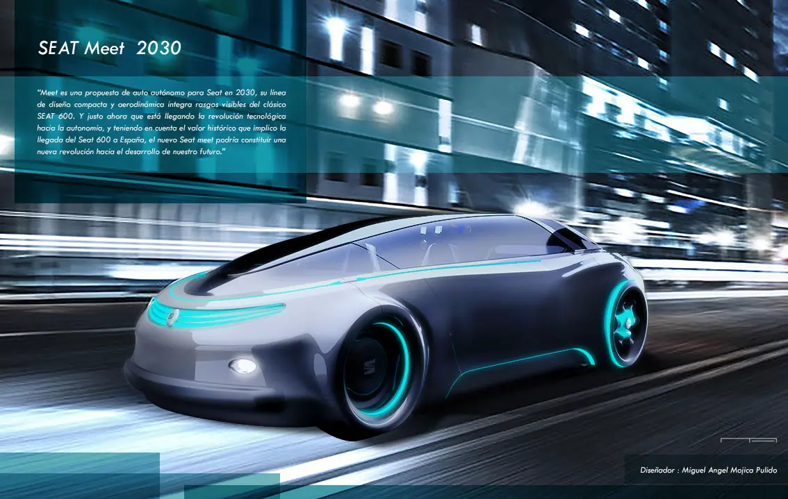 SEAT Meet Autonomous Car Concept Proposal for The Year of 2030 Tuvie