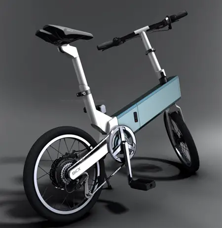 self rechargeable folding bike bicx