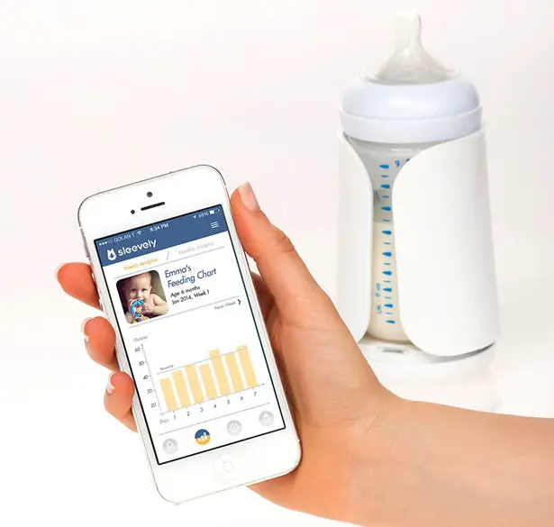 Sleevely Smart Baby Bottle by Ike Ofner