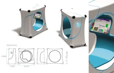 slimo box shaped transportation concept