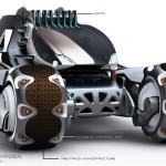 SOLENOPSIS Race Vehicle for 2085 by Borka Schwarzer