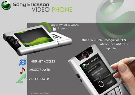 sony ericsson video phone concept