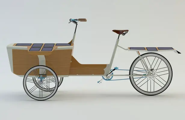 Sun Bike Green Cargo Bike Powered by Solar Energy by Romain Duez, Gauthier Richard, Pierre Vioules, Rémi Legrain, Xavier Lefol, Elodie Fauvelet