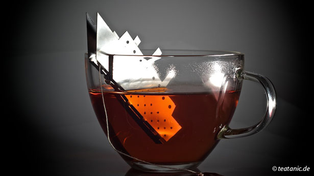 Tea.tanic Tea Bag Holder by Gordon Adler