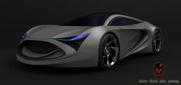 The Black Coffin Car Design