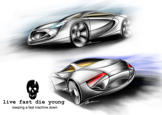 The Black Coffin Car Design