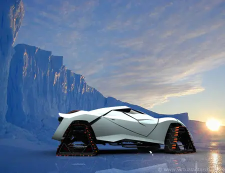 think frost futuristic car concept
