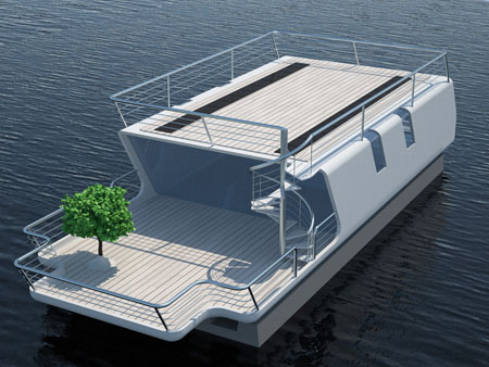  is A Modular Concept That Combines A Boat and A Living Area | Tuvie