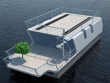  is A Modular Concept That Combines A Boat and A Living Area | Tuvie