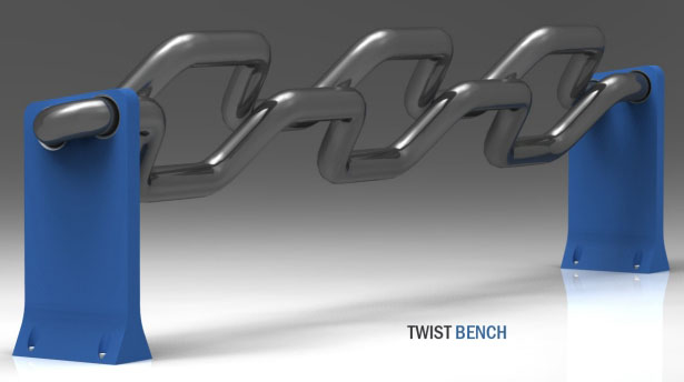 Twist Bench by Jang Woo-Seok