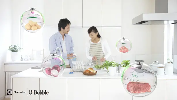 U-Bubble Floating Refrigerator by Chengyin Zhang