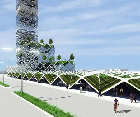 vertical park for mexico city