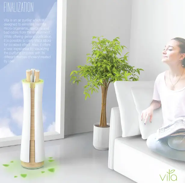 Vita Air Purifier by Fulden Dehneli