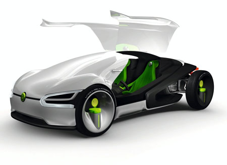 Performance  Battery on Futuristic Volkswagen Ego Car Concept For 2028   Tuvie